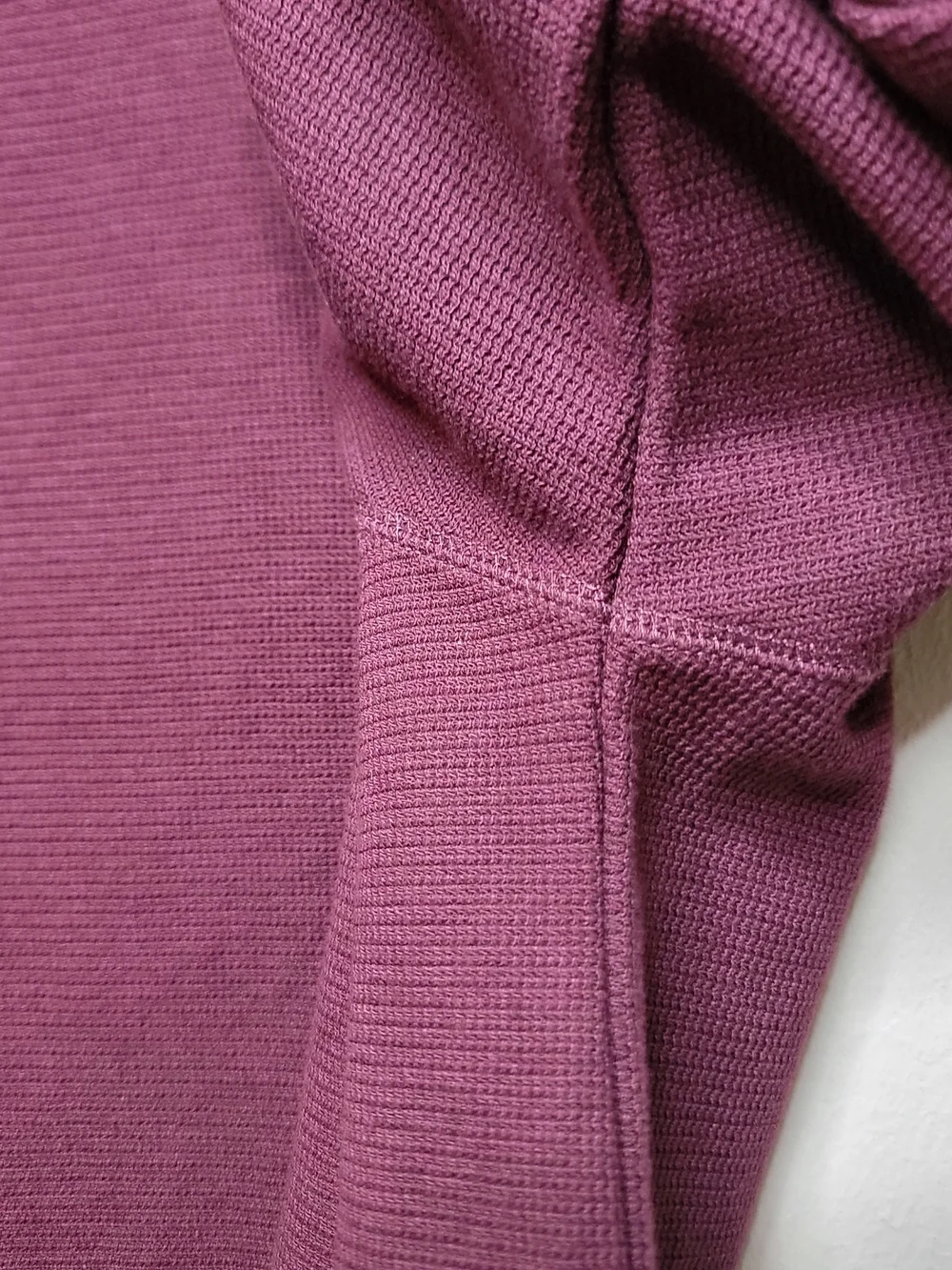 Official Banana Republic Pullover Crewneck Waffle Knit Sweatshirt Burgundy 2XL